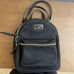 Black Kate spade nylon backpack